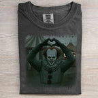 Retro Horror Movie Halloween Characters Funny Tee