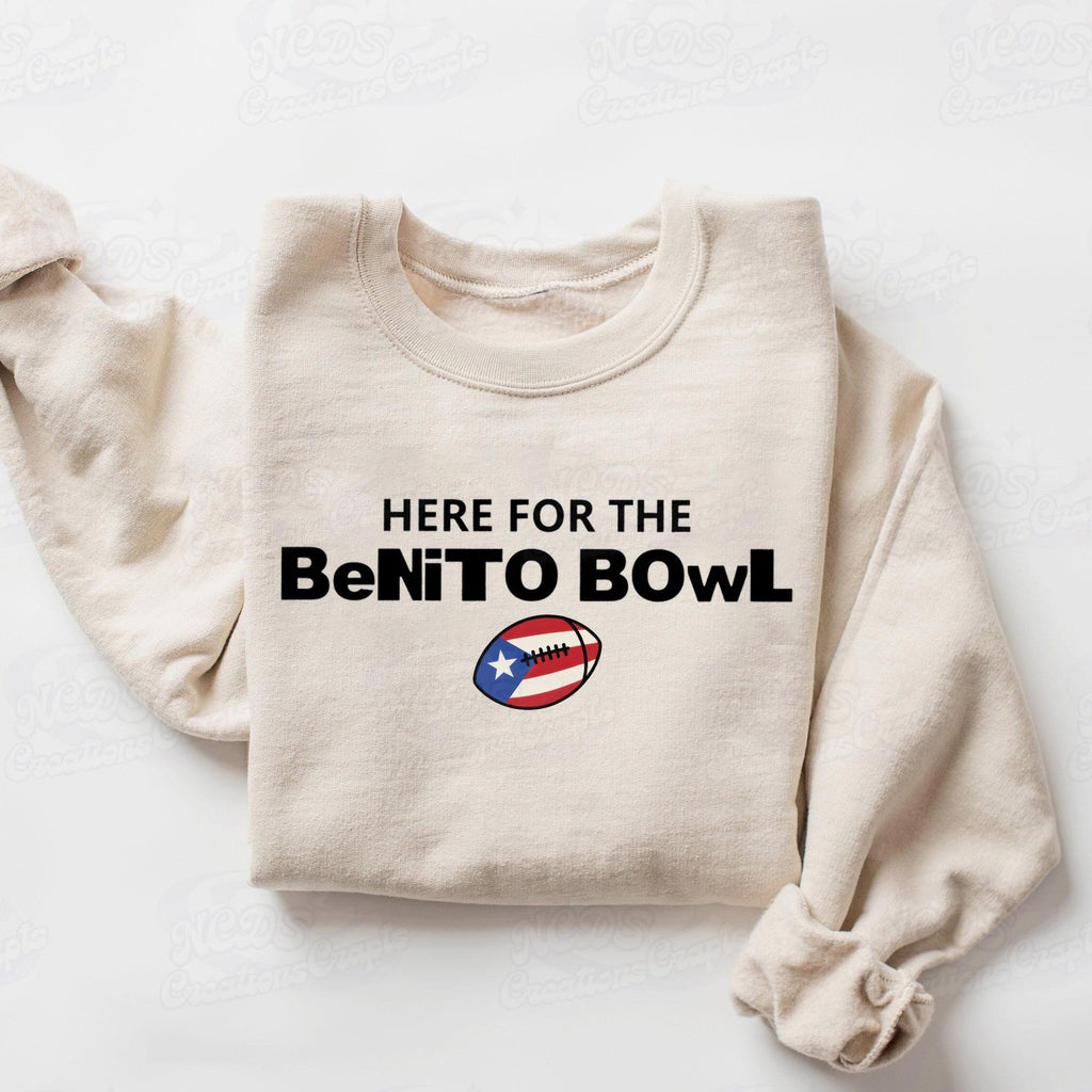 Puerto Rico Singer Benito Bowl Printed Sweatshirt