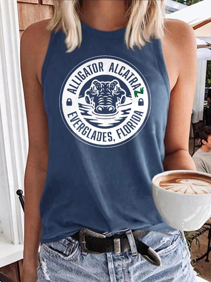 Women's Alligator Alcatraz Conservation Casual Vest