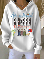 Women's Puerto Rico Coquito and Three Kings Print Casual Hoodies