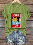 Women's Casual Printed Short-Sleeve T-Shirt