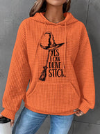 Women's Yes I Can Drive A Stick Print Casual Sweatshirt