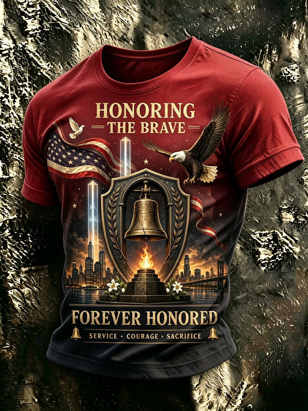 Men's 9/11 Memorial Graphic Top