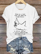 Women's Shark Amity 1975 Printed T-Shirts