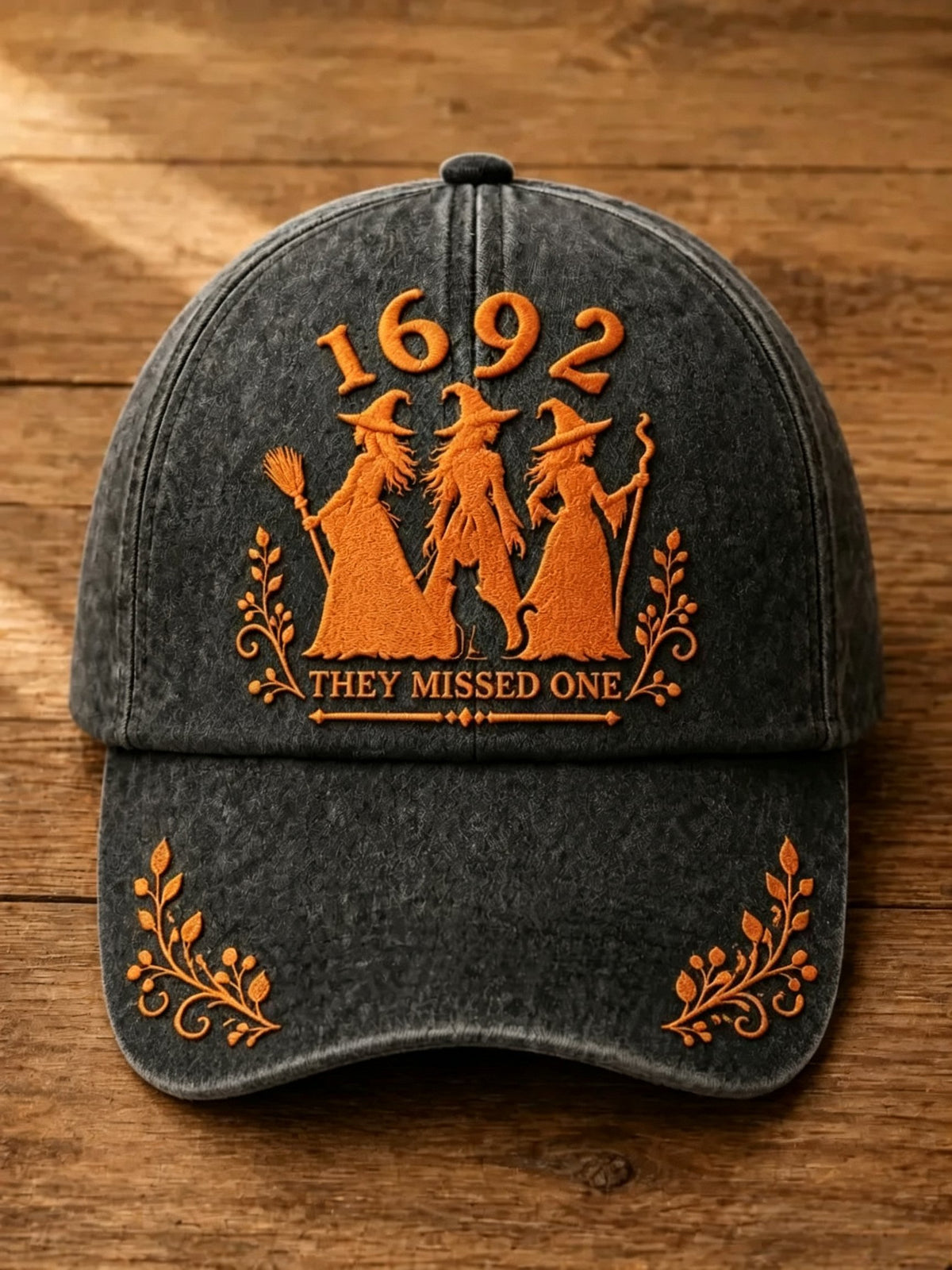 Halloween Witch Pattern Retro Hat