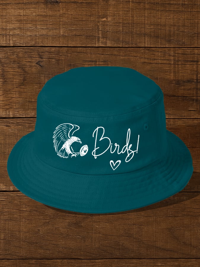 Vintage Football Print Bucket Hat