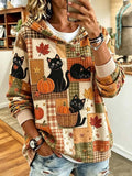 Women's Casual Printed Hoodie