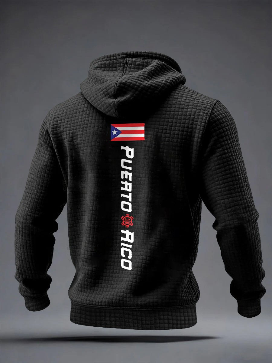 Men's Puerto Rico Print Hoodie
