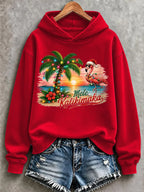 Women's Casual Printed Long-Sleeve Sweatshirt