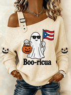 Women's Halloween In Puerto Rico Print Top