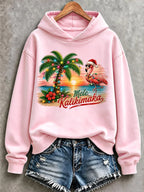 Women's Casual Printed Long-Sleeve Sweatshirt
