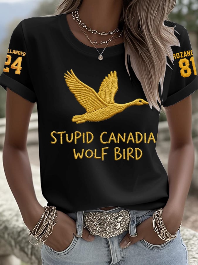 Women's TV series print T-shirt