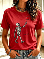 Women's Retro Halloween Well, shit... Print T-Shirt