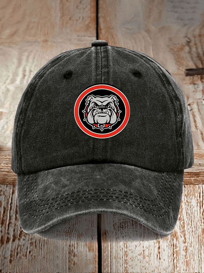Bulldogs Football Printed Baseball Cap