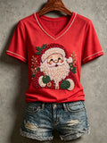 Women's Christmas Print T-Shirt