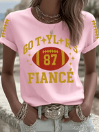 Women's Hot Spot Print Crew Neck T-Shirt