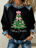 Women's Christmas Print Sweatshirt