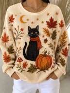 Women'S Casual Printed Sweatshirt