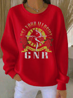 Retro Rock Use Your Illusion World Tour Print Sweatshirt