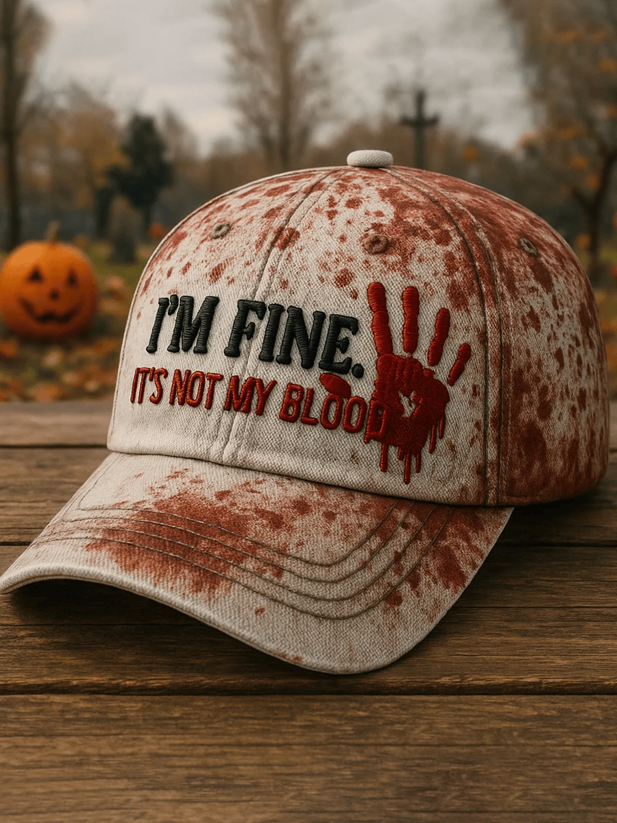 Unisex Halloween Print Hat