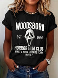 Women's Horror Movie Print T-Shirt