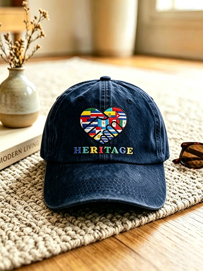 Unisex National Hispanic Heritage Month Print Baseball Cap