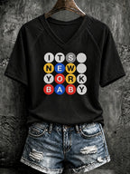 Women'S Musical Art Print T-Shirt