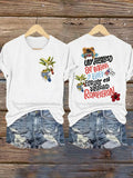 Women'S Puerto Rico Print T-Shirt