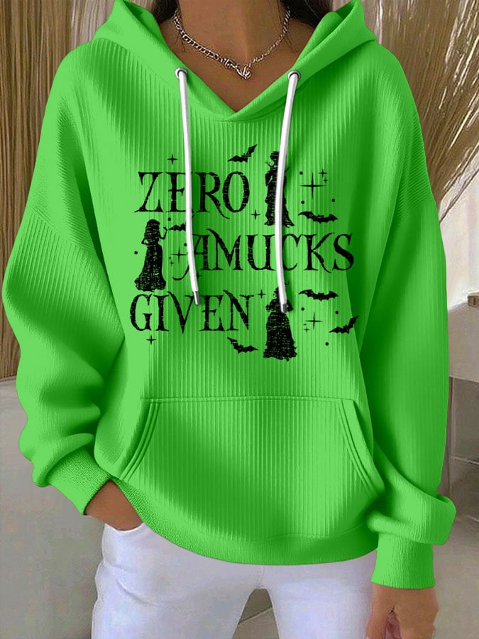 Women's Halloween Print Casual Hoodie