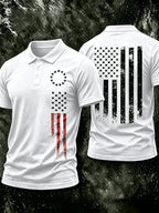 Men's USA 1776-2026 Freedom Printed Polo Shirt