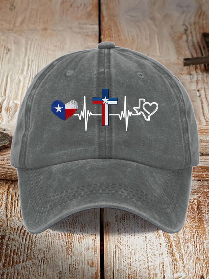 Unisex  Texas Faith Printed Hats