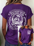 Women's There's A Little Witch In All Of Us Print Casual T-shirt