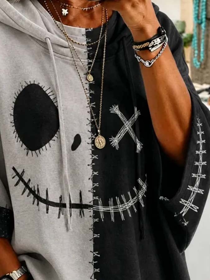 Women'S Casual Printed Hoodie