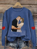 Women's Football  Print Sweatshirt
