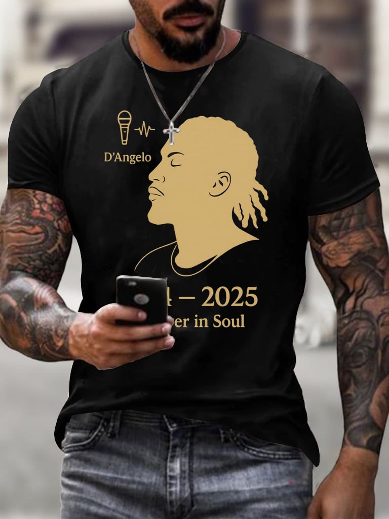 Men's  Neo Soul Printed Casual T-shirt