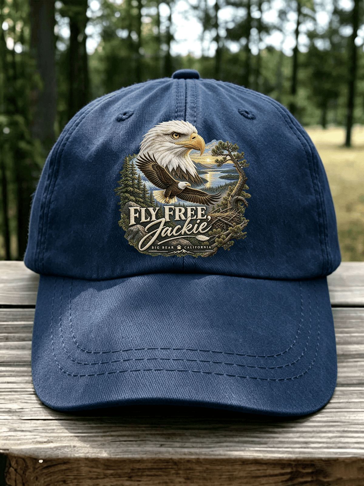 Unisex Fly Free Jackie Printed Hat