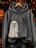 Women's Halloween Zip-Up Hoodie