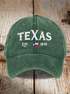 Unisex Texas 1845 Print Hat