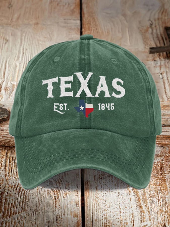 Unisex Texas 1845 Print Hat