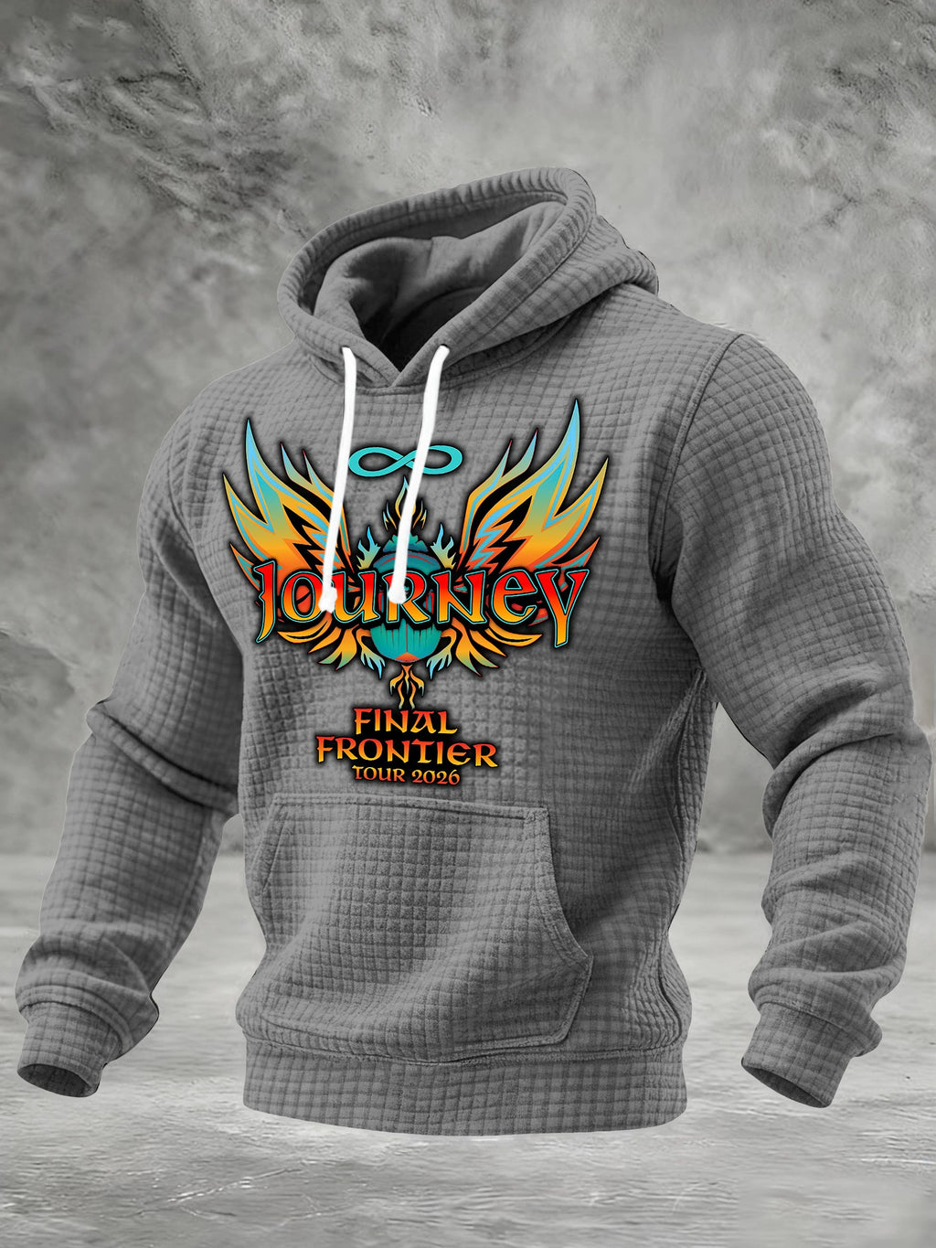 Men's Retro Final Frontier Tour 2026 Print Hoodie