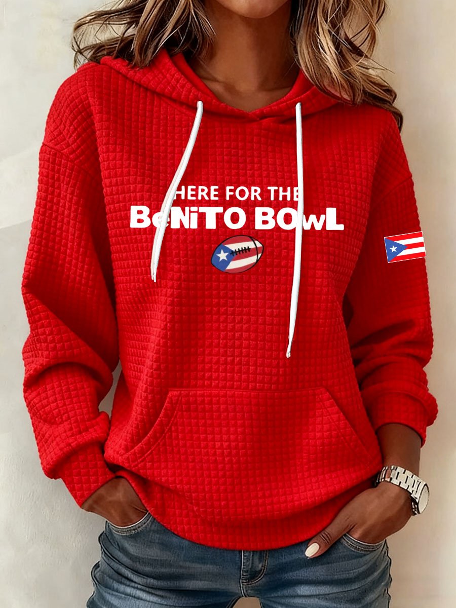 Women's casual hooded sweatshirt