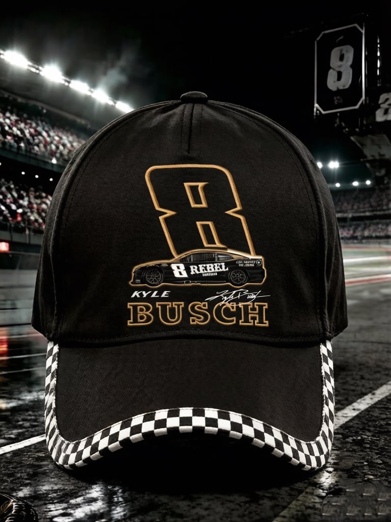 Unisex Racing-Print Baseball Cap