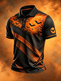 Men's Halloween Short-Sleeve Polo Shirt