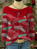 Women's Christmas Print Top