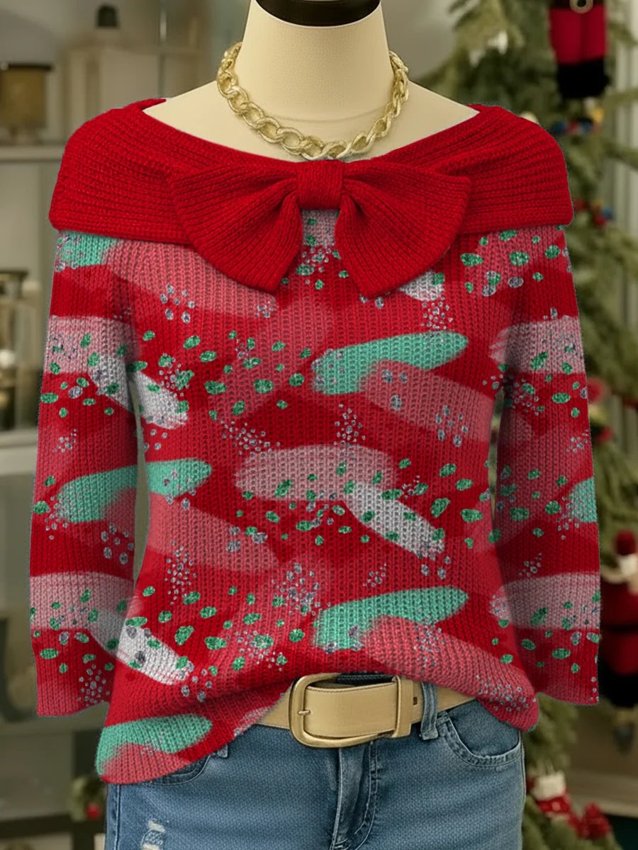 Women's Christmas Print Top