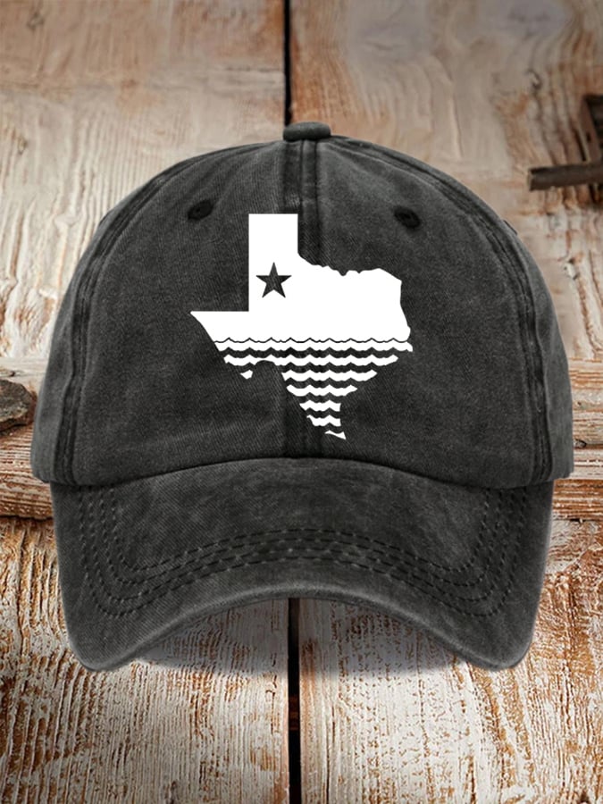 Unisex Texas Flood Print Hat