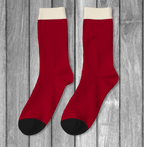 Merry Christmas Printed Socks