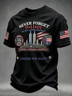 9.11 Never Forget Printed T-Shirts