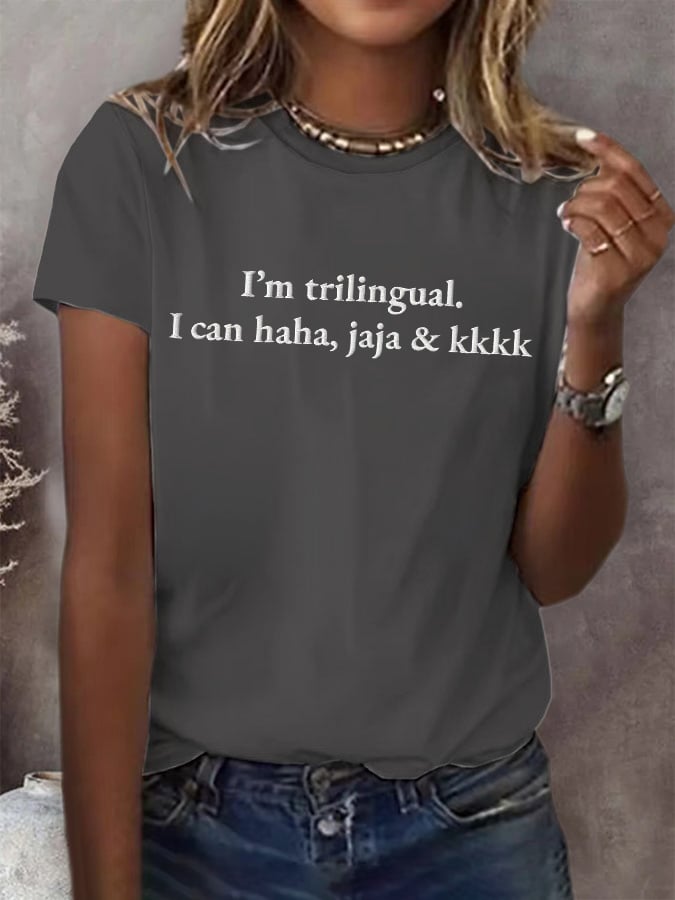 Women's The Trilingual Print T-Shirt