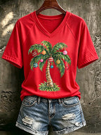 🔥🔥2nd 50% Off 🔥🔥Women's Casual Printed Short-Sleeve T-Shirt